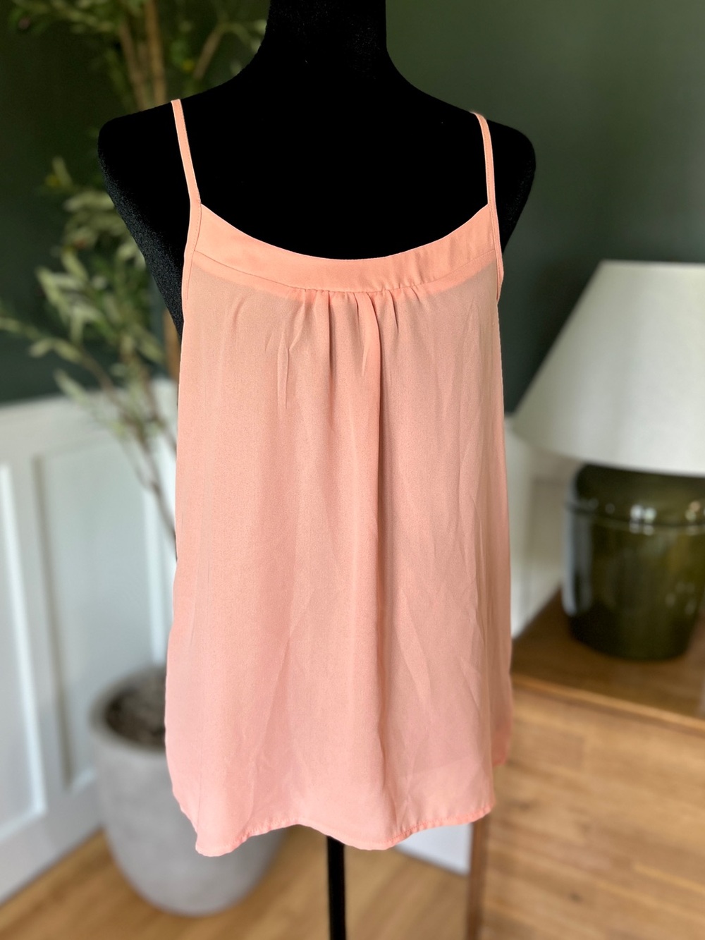 The Limited Peach Chiffon Camisole